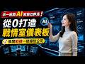 (part 1) AI 水電工， 實地開發現場：「手一放開 AI 就自己幹活！」從0打造戰情室儀表板，像開戰機一樣操控公司