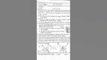 Class-7 Math Final exam Q.Paper; 2081 | Yo model matra ho hoi #nepal #mathseducation #grade7 #shorts