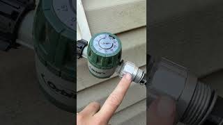 This Orbit water timer works great for my drip irrigation