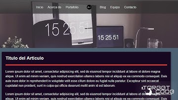 Como hacer un menú dinámico con transicción scroll en html, css y jquery