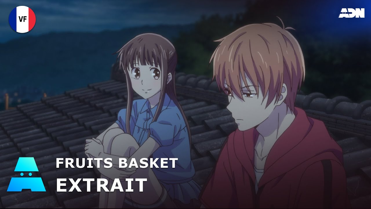 Fruits Basket | Kyô et Tohru parlent sur le toit | VF | ADN - YouTube