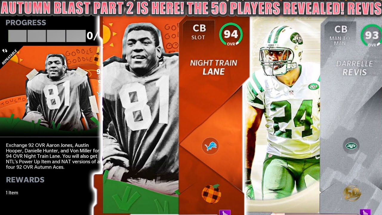 ANOTHER FREE 92 OVR! AUTUMN BLAST PART 2! DARELLE REVIS IS BACK! THE 50 REVEALED! | MADDEN 21