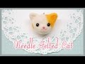 Needle Felted Cat : Daiso Animal Kit