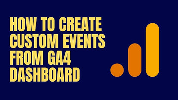 How To Create Custom Events Using GA4 Dashboard | Part 20 | Step By Step