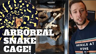 ARBOREAL SNAKE CAGE! DIY