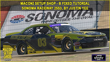 iRacing Maconi B-Fixed Sonoma Guide to Qualifying and Race 25S3