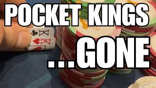 4-bet with kings... this is how it ends | Poker vlog #39 MGM Grand Detroit 1/3 poker