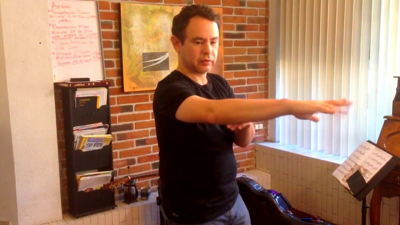 Estiramiento para guitarristas Rafael Elizondo