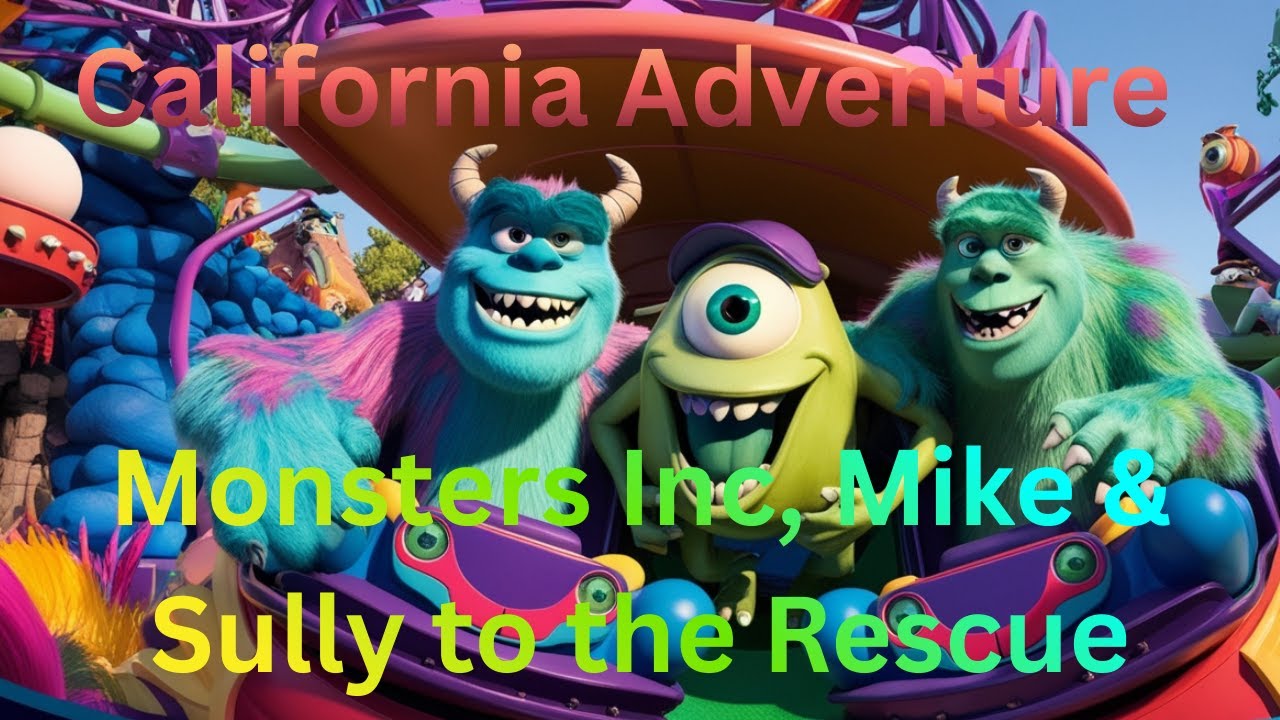 Monsters, Inc. Mike & Sulley to the Rescue! 2025 - Disney California Adventure Ride 1080/30/POV