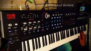Hydrasynth Deluxe single patch “Entropium RA” + “Loon Garden” sample
