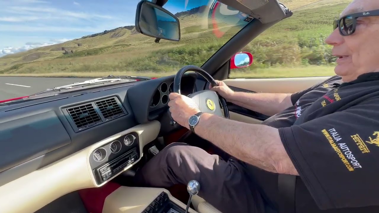 Ferrari F355 2.7 Bosch Motronic 6 speed manual drive with John Pogson.