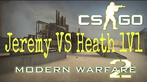 JEROMY VS HEATH 1V1!!!! (CSGO Custom MW2 Rust Map)