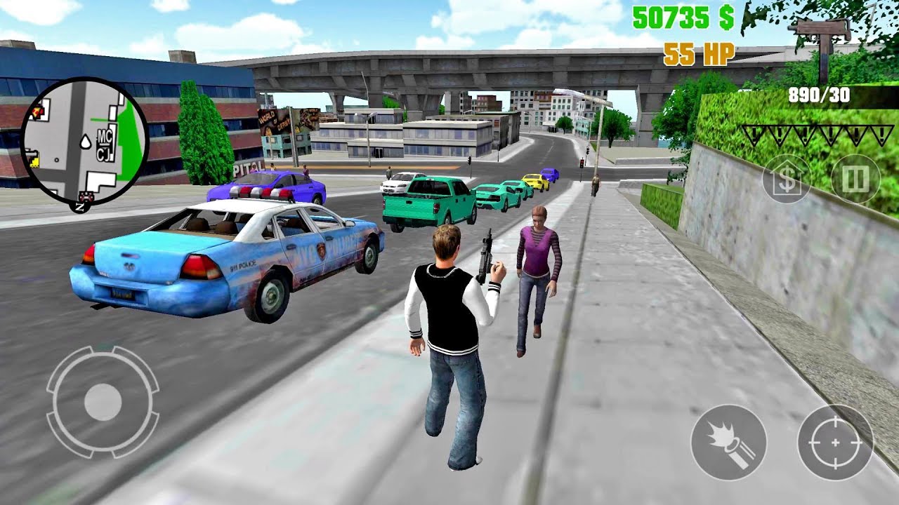 Clash of Crime Mad San Andreas gameplay trailer - Action Games Android ...