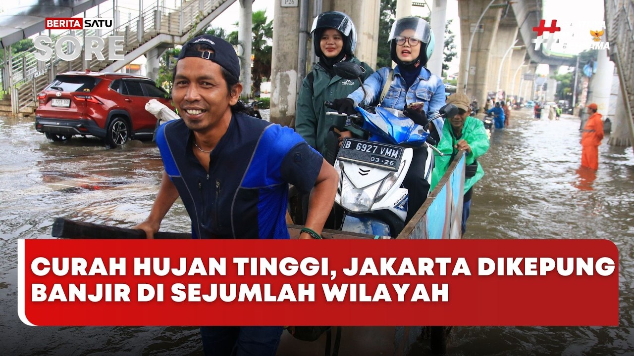 🔴 LIVE | Curah Hujan Tinggi, Jakarta Dikepung Banjir di Sejumlah Wilayah - Beritasatu Sore