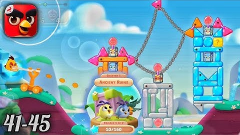 Angry Birds Journey - Ancient Ruins Level 41-45 | Angry Birds Journey Chapter 1 Gameplay
