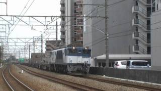 【JR】 貨物列車 配6794レ？ 〔EF64-1035 牽引〕 ＠新座
