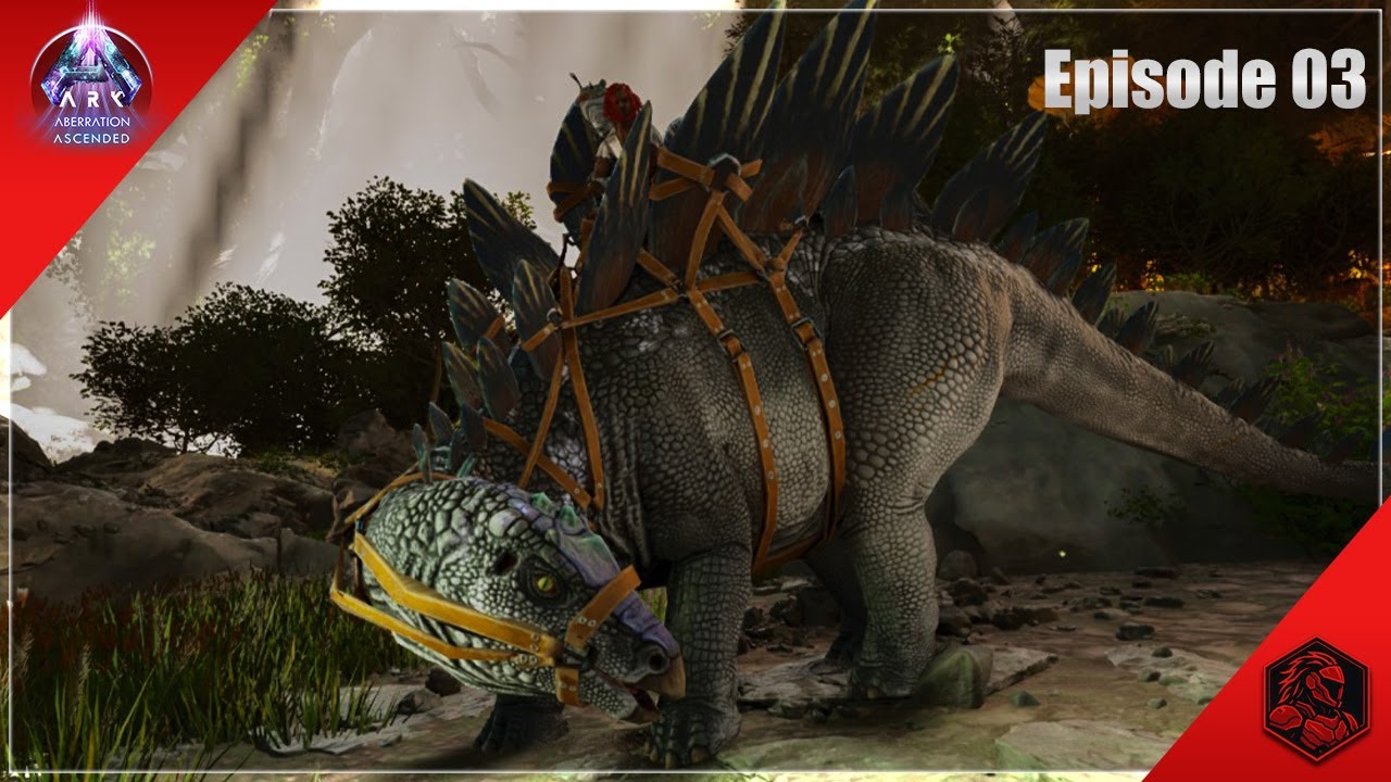 Imprinting Stegosauruses to Help Upgrade My Base! - ARK: Aberration Ascended [Episode 3]