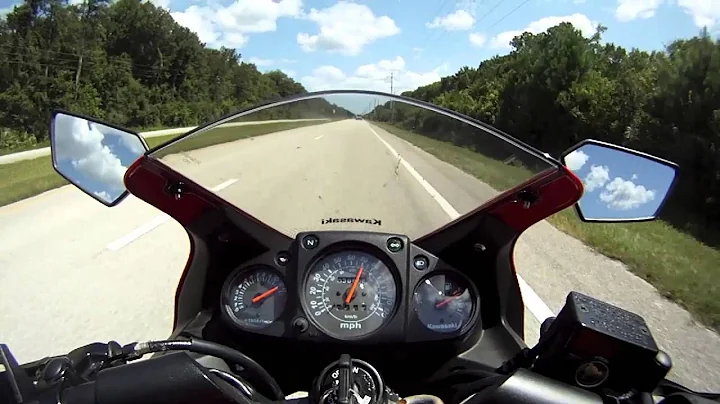Kawasaki Ninja 250R 0-80MPH.