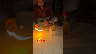 Home-Made Free LPG Gas Plant entertainment experiment shortsvideo Mr.Mayur Hacker