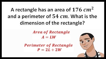 SOLVING DIMENSION OF RECTANGLE - NONLINEAR EQUATIONS