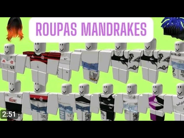 código roupa Mandrake feminina #roblox #shorts 🔥 