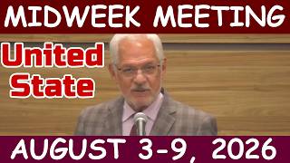 Midweek Meeting  August 3 – 9, 2026 United State