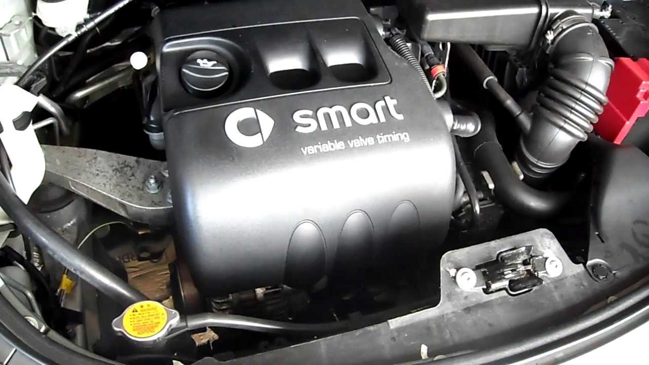 Two Years Later My Smart Forfour Engine Start Up From Cold And Running 1 1 Petrol 3 Cylinder Youtube