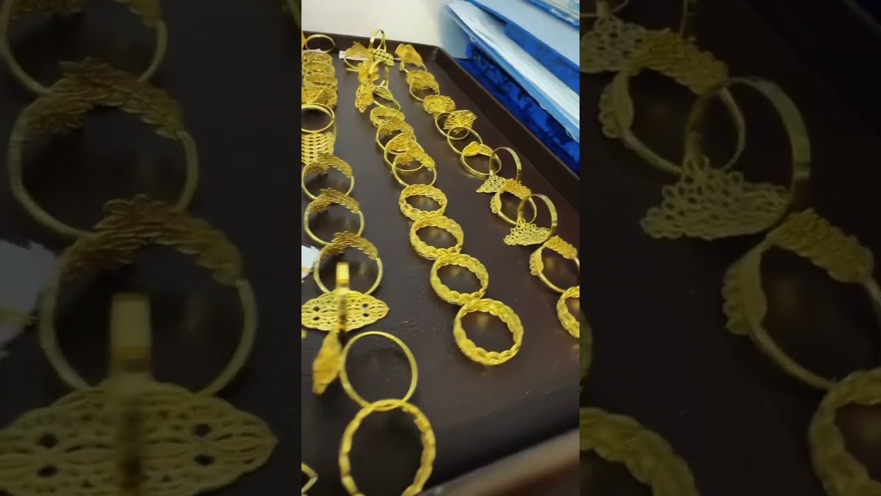 Gold 21 carat ring new design 