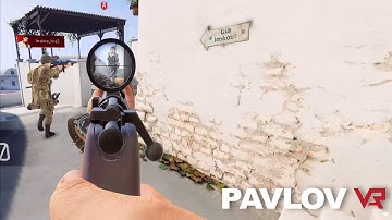 Pavlov PS VR2 HDR | Push - Santorini, Stalingrad | Action Packed Gun Fights!
