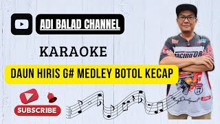 Download lagu Daun Hiris medley botol kecap - Karaoke || Balad musik || Adi balad channel #popsunda #koplo 
