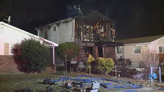 Woman seriously hurt, 2 dogs dead following overnight fire on Dare Ave in Hampton