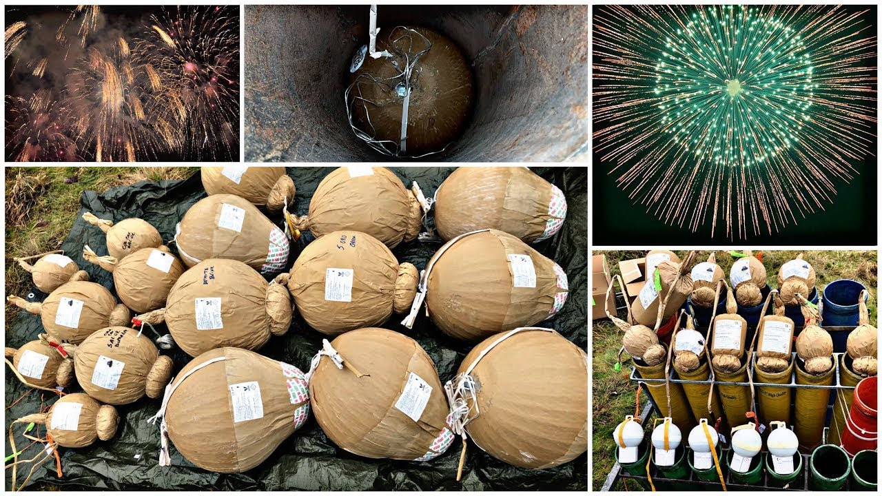4K Dirk Maas Birthday Show ✨ Fireworks display from 4” to 16” Del Vicario Shells💥 Pyrodise ⚡️