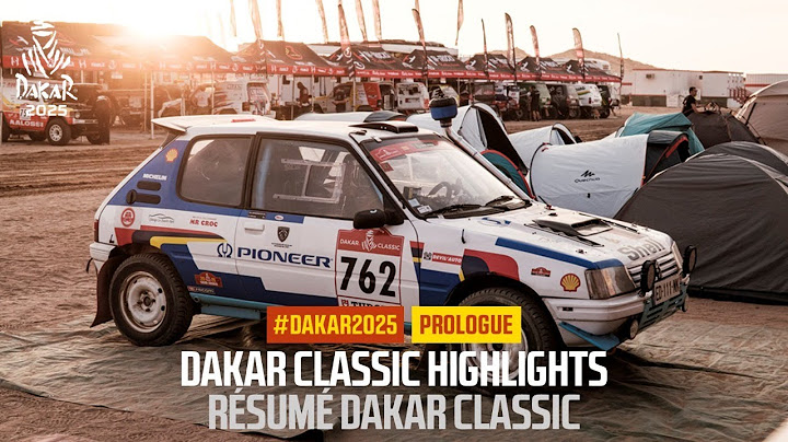 Résumé Dakar Classic - Prologue - #Dakar2025