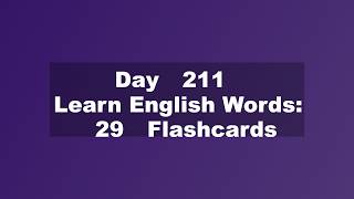 Pelajari Kata-Kata Bahasa Inggris: 29 Kartu Flash Pelajari Kata-Kata Bahasa Inggris: 29 Kartu Flash