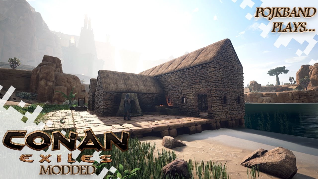 CONAN EXILES: MODDED - New House! - EP05 (Gameplay feat. Pojkband!) pvp соль