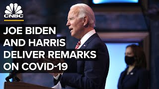 President-elect Joe Biden and VP-elect Kamala Harris speak on Covid-19 — 11\/19\/2020