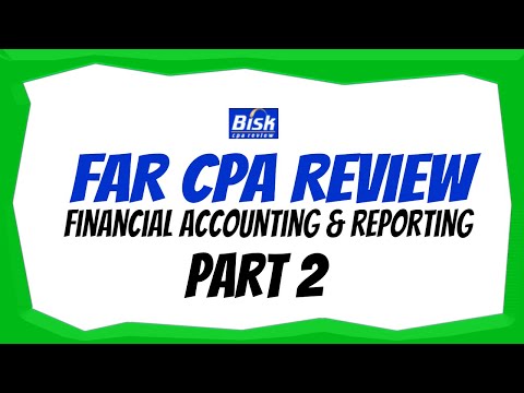 Bisk CPA Review (Full Course) | FAR CPA Review | FAR CPA Exam Review