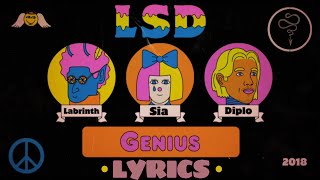 Download Lagu LSD - Genius - Lyrics (feat  Sia, Diplo \u0026 Labrinth) MP3