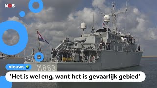 Nederlands marineschip gaat mee oefenen met mijnen opruimen