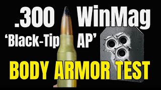 300 WinMag VS Body Armor #armor #bodyarmor #test #ballisticprotection #boltactionrifle #300 #ww2