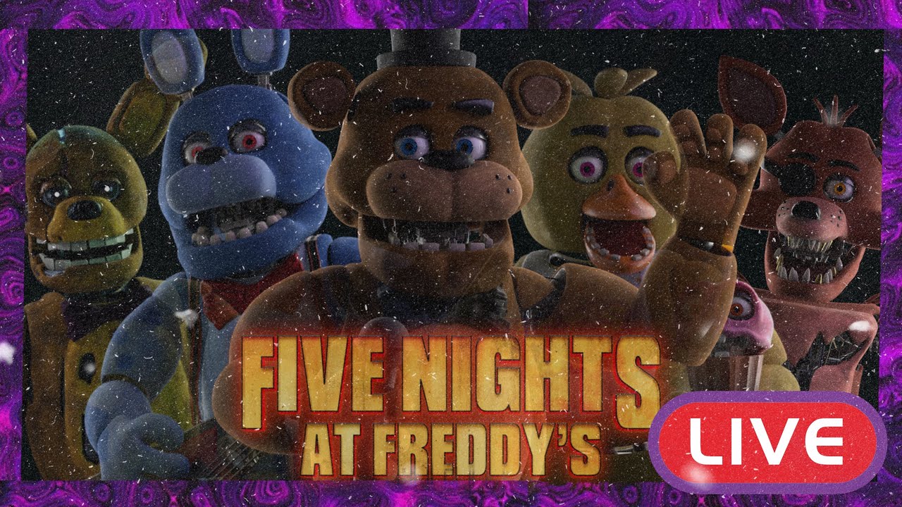 FNAF Livestream to celebrate the Five Nights At Freddy's Movie - YouTube