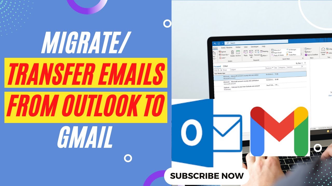 How To Migrate Emails From Outlook To Gmail How To Transfer All My 