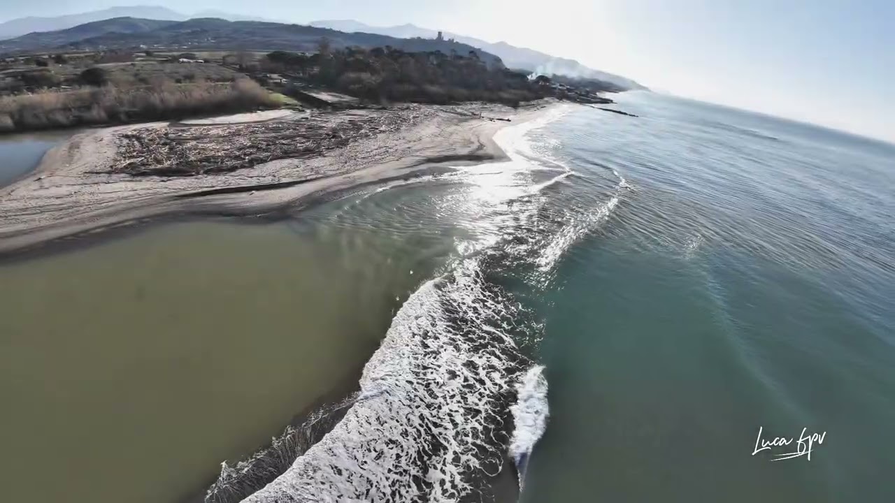 #cilentoFpv | Foce del fiume Alento | Marina di #casalvelino 🩵