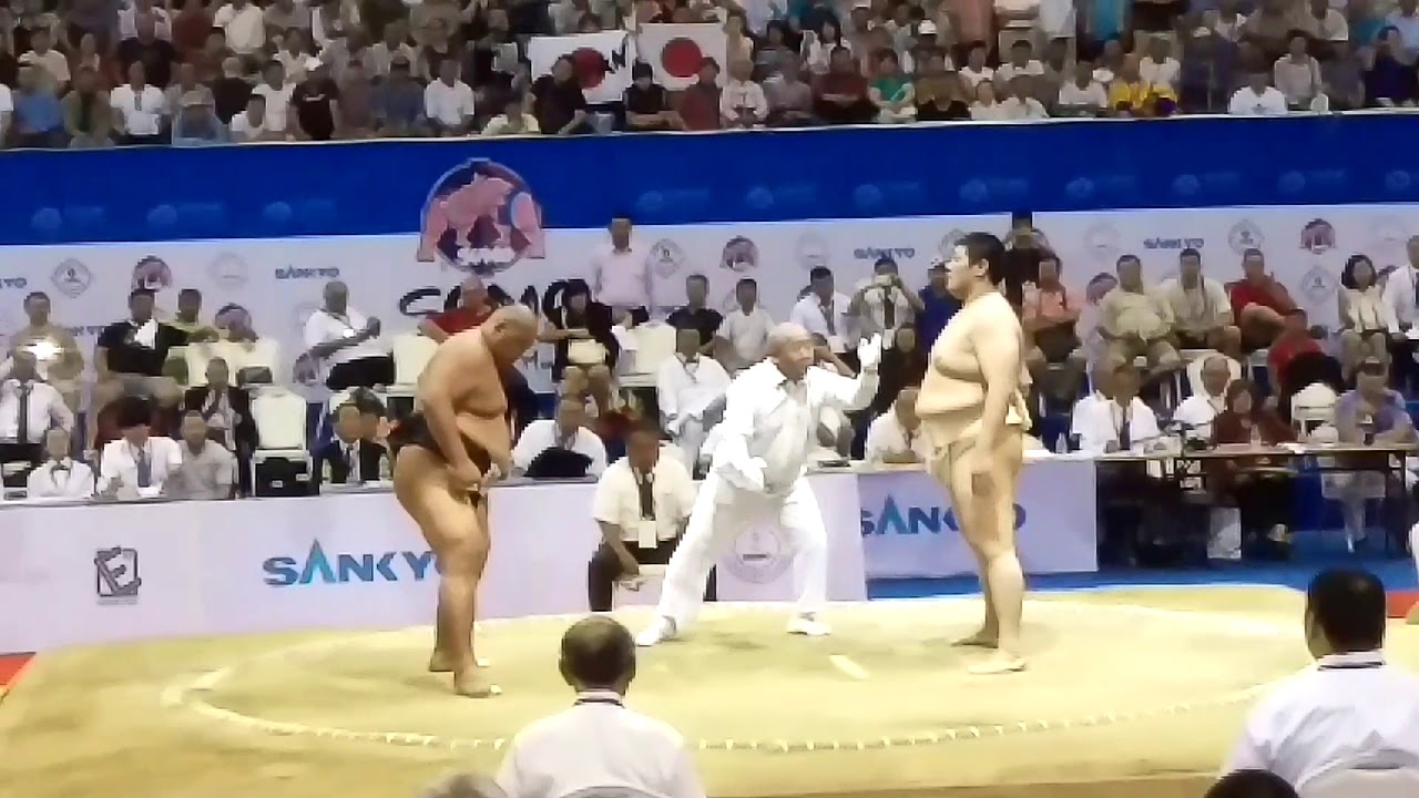 Byamba Byamba Sumo vs Japan - YouTube