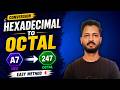 Hexadecimal to Octal in Seconds? 😲 Easy Method (Hindi)