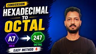 Hexadecimal to Octal in Seconds? 😲 Easy Method (Hindi)