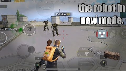 Pubg mobile new mode flora menace. Robot is here. 🤖