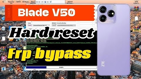 Zte Blade V50 Design 4G/V60 Pin password unlock final solution fix 100% 2025