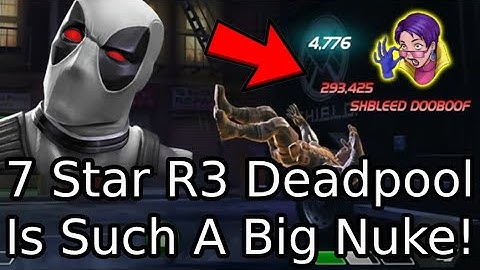 What A Nuke! 7 Star Rank 3 Deadpool X Force Gameplay! | Marvel Contest Of Champions