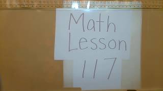 Saxon Math 2 Lesson 117